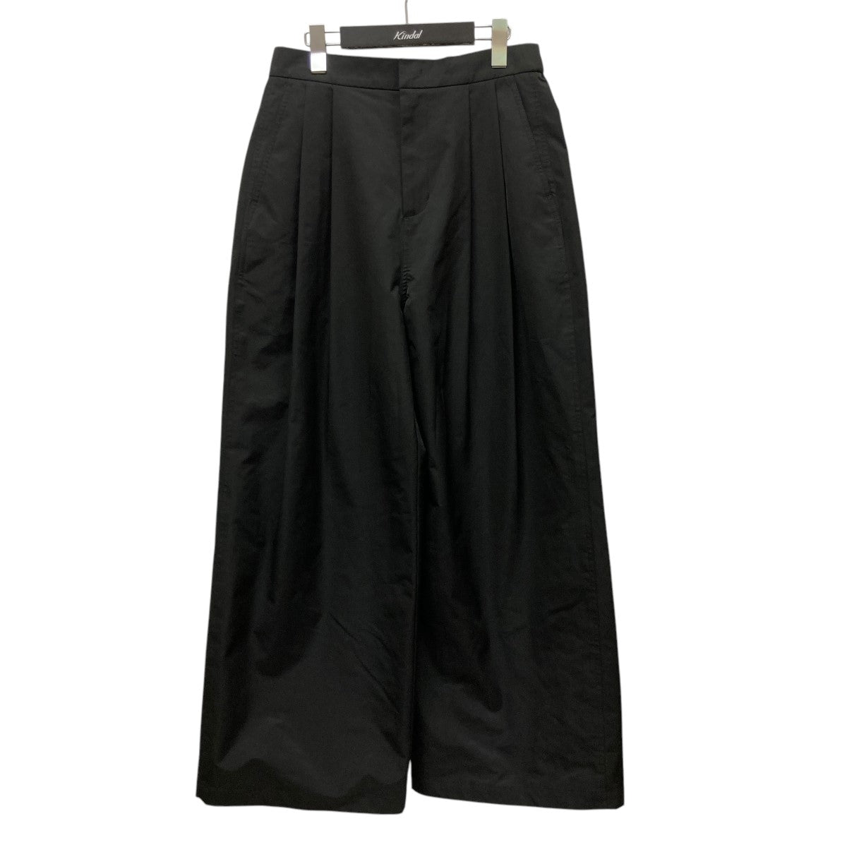 お歳暮 人気 オシャレ AMOMENTO(アモーメント) 24AWナイロンワイドパンツAM24FWM12PT パンツ