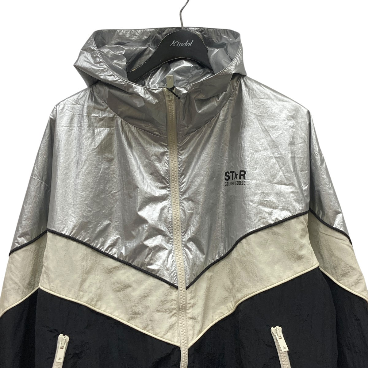 GOLDEN GOOSE(ゴールデングース) LETIZIA PATCHWORK WINDBREAKER