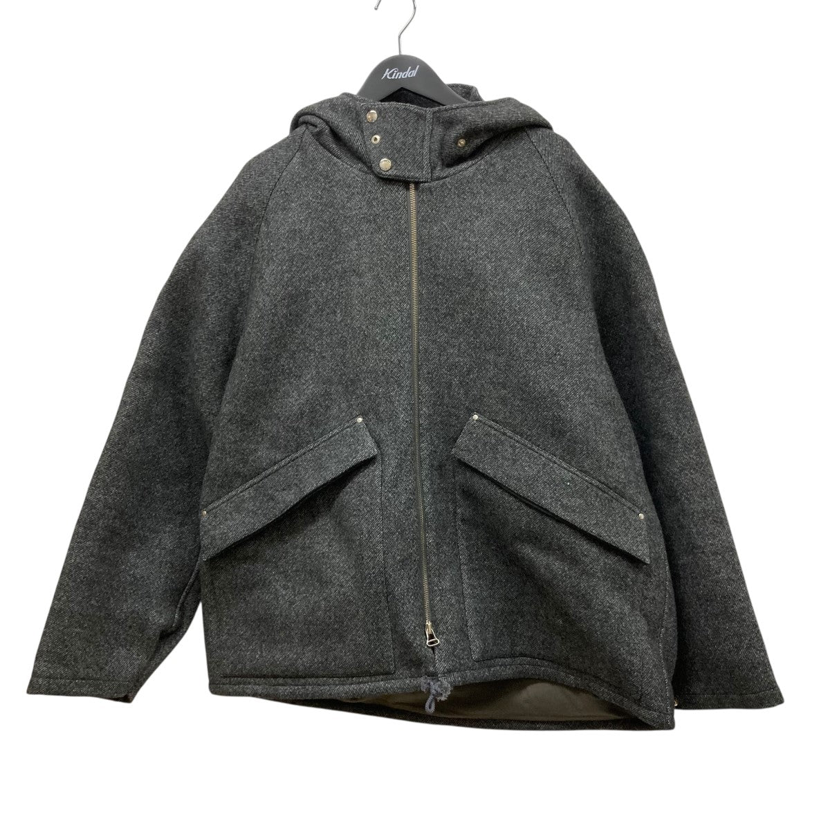 HEUGN(ユーゲン) コットンダブルクロスバルカラーハーフコート COAT