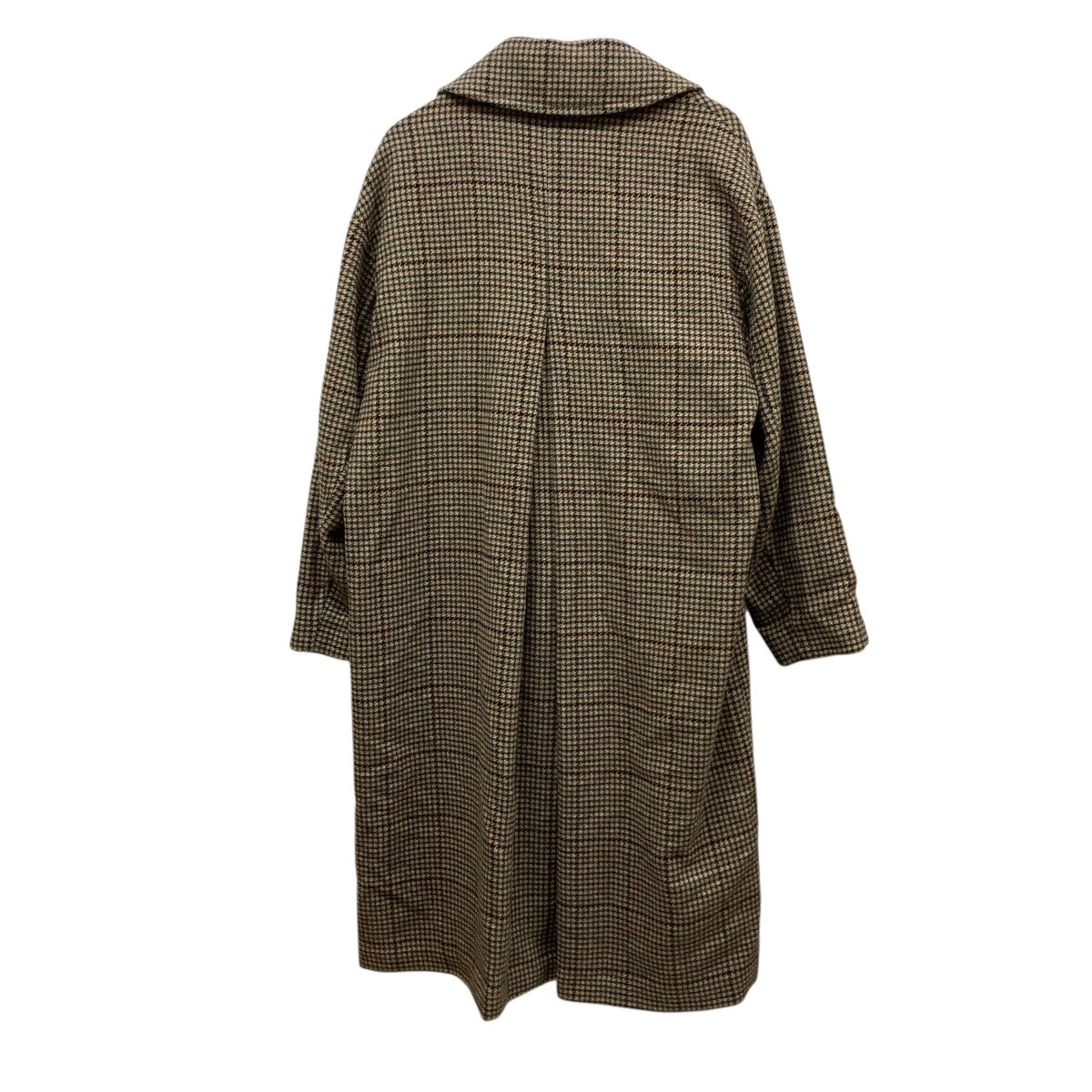 ZARA(ザラ) 千鳥格子ノーカラーコート ピンク サイズ XL｜【公式