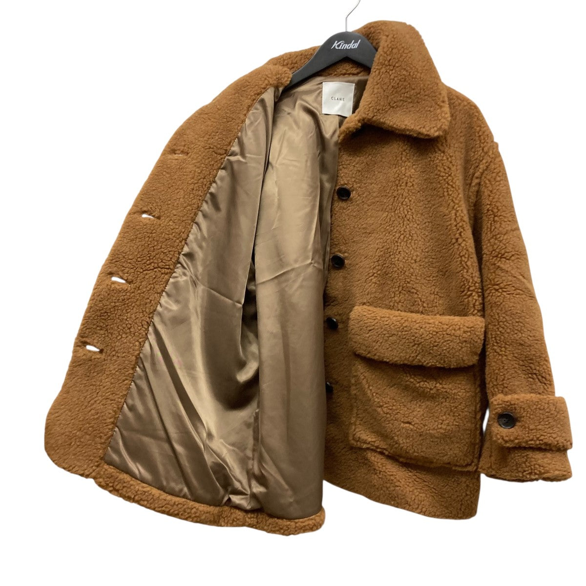 CLANE(クラネ) RIDGE POCKET BOA OVER COATボアコート17104-0552 17104