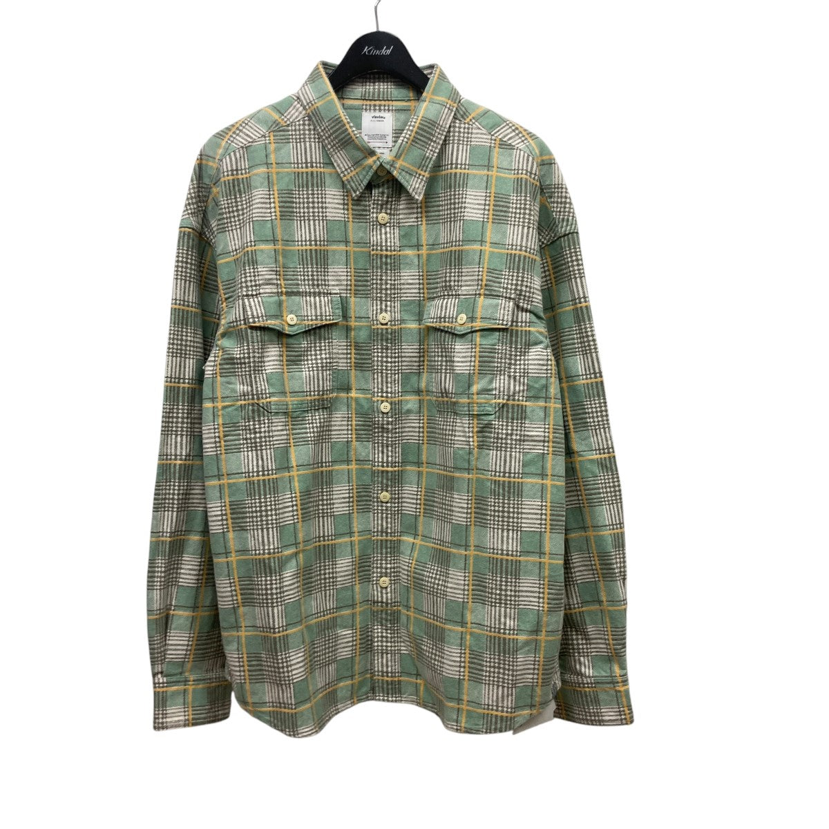 VISVIM 24AWPIONEER CHECK L Sチェックネルシャツ0124205011012 古着・中古-1枚目のアイテム画像