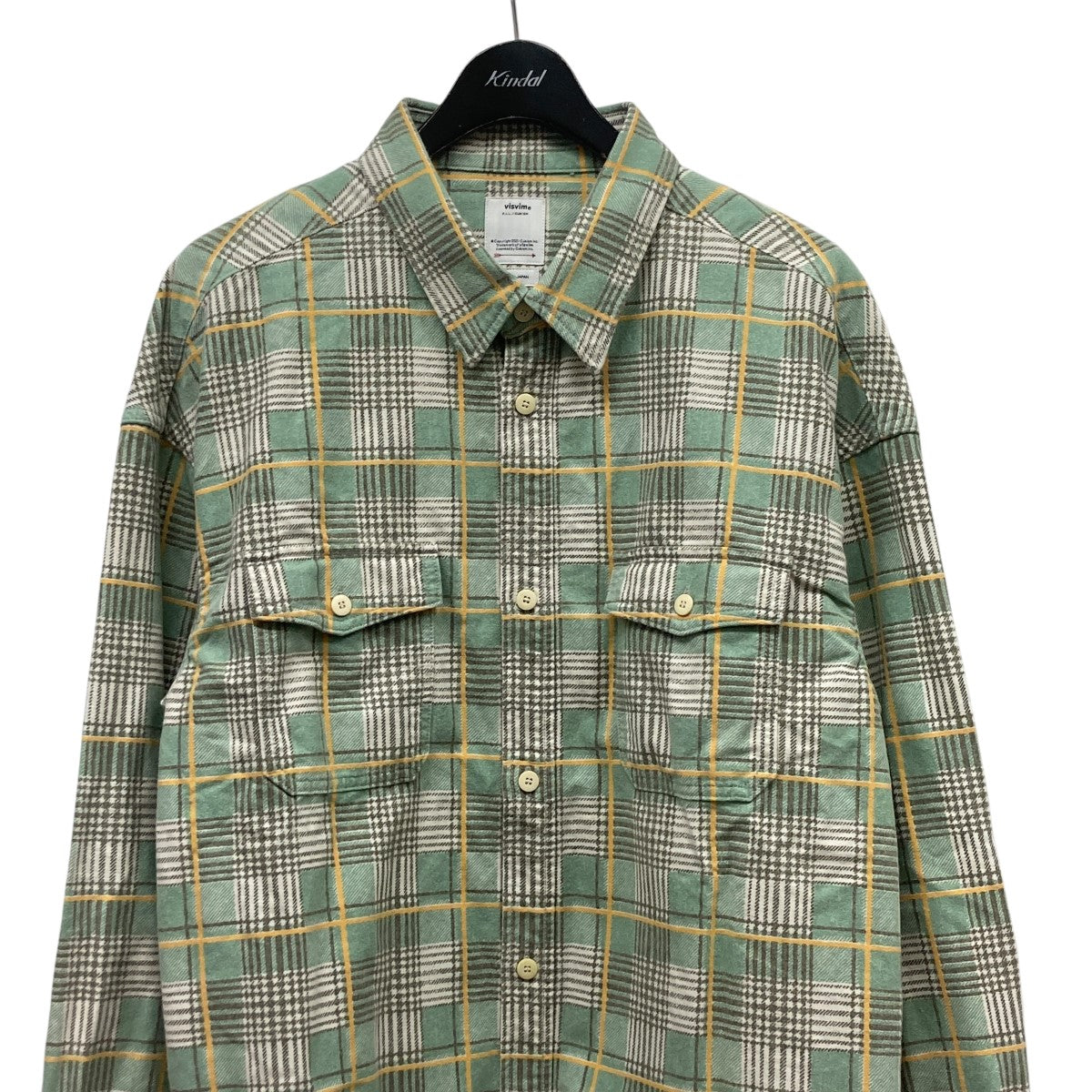 VISVIM 24AWPIONEER CHECK L Sチェックネルシャツ0124205011012 古着・中古-3枚目のアイテム画像