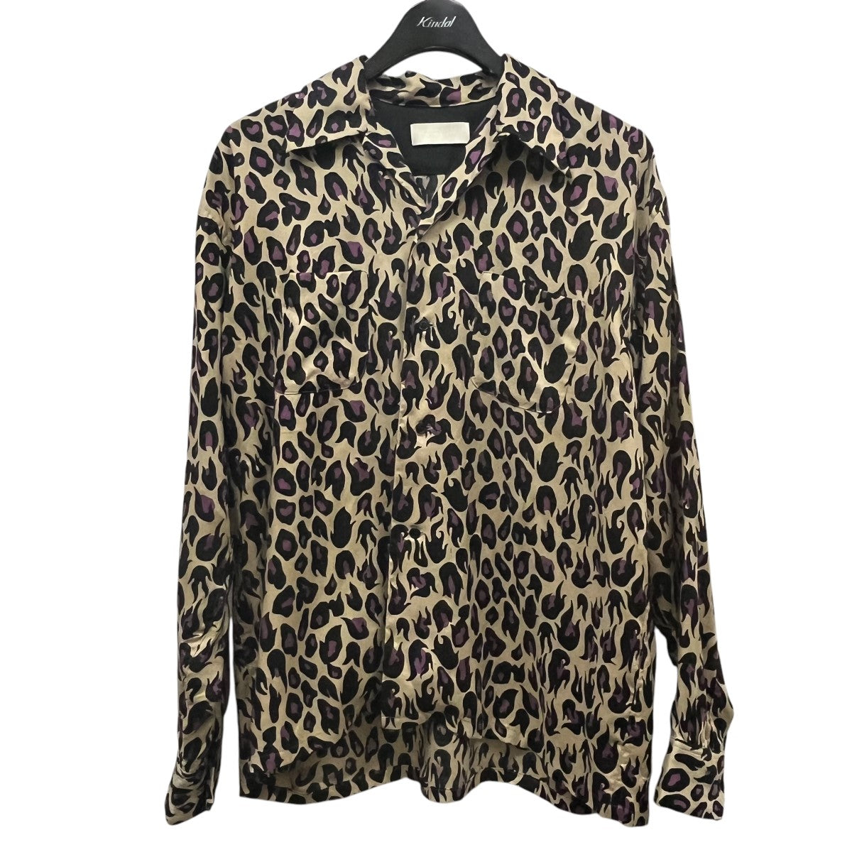NEON SIGN(ネオンサイン) Leopard Shirts l s総柄シャツ619 619
