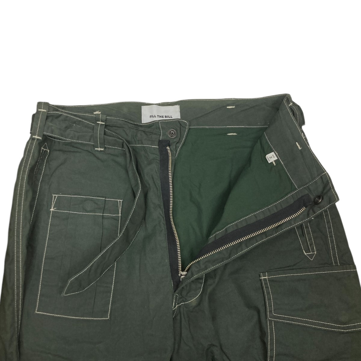 ステッチデザインベルテッドパンツ103-212009