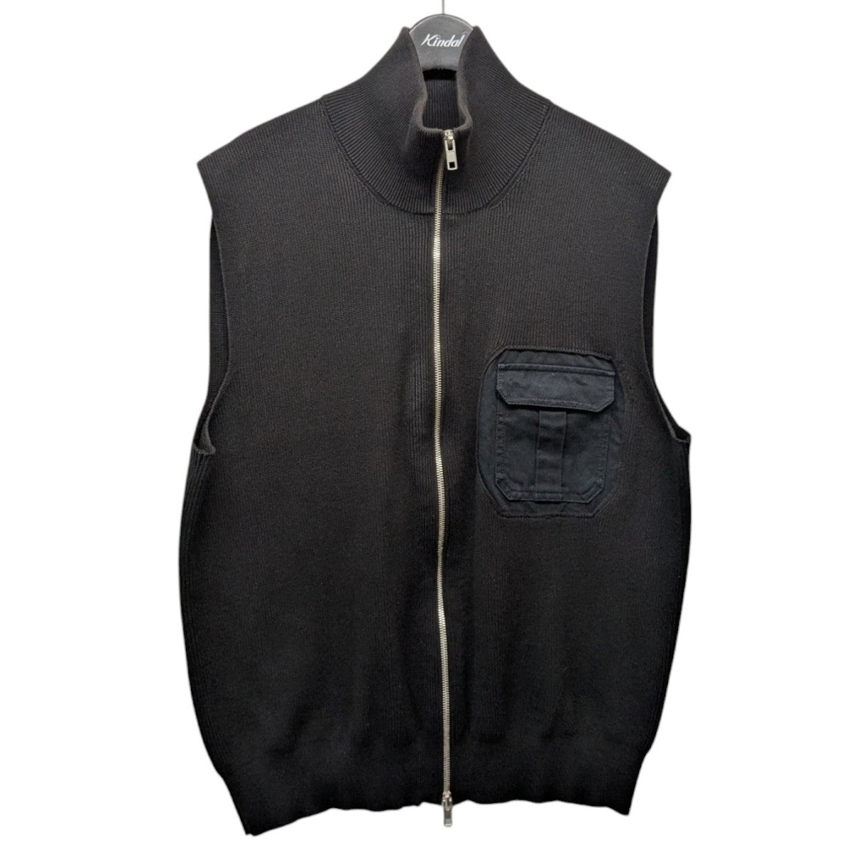 メゾンマルジェラ ドライバーズニット ベスト 黒 Maison Margiela(メゾンマルジェラ) / ドライバーズニットベスト