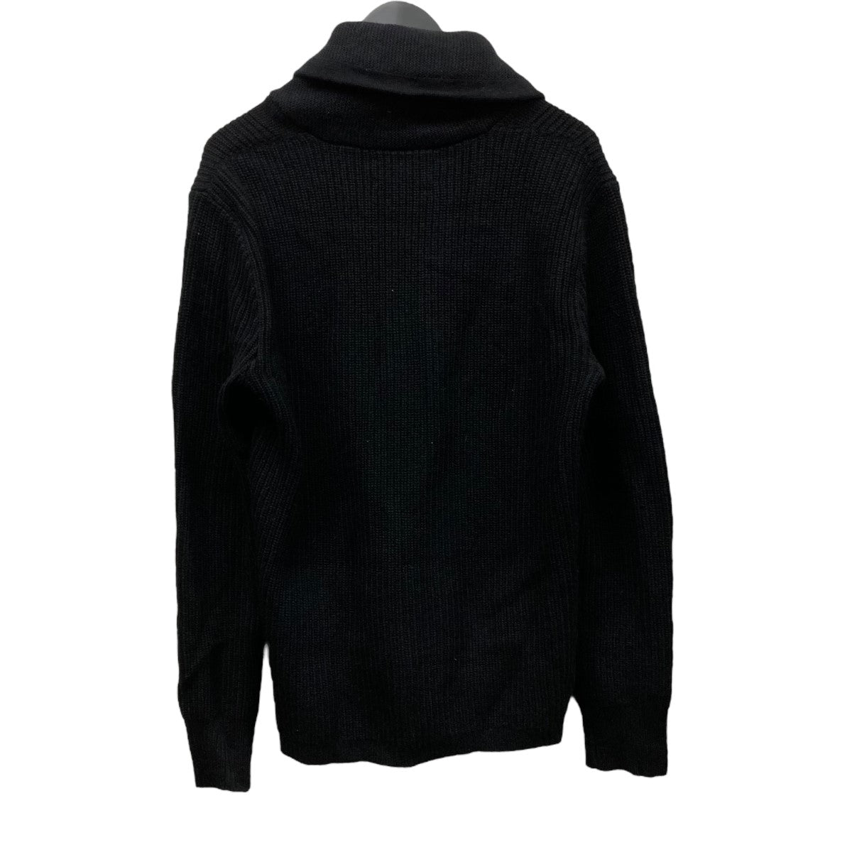 RRL ショールカラーコットンカーディガン ブラック RRL（ダブル アール エル）の「コットン ショールカラー カーディガン