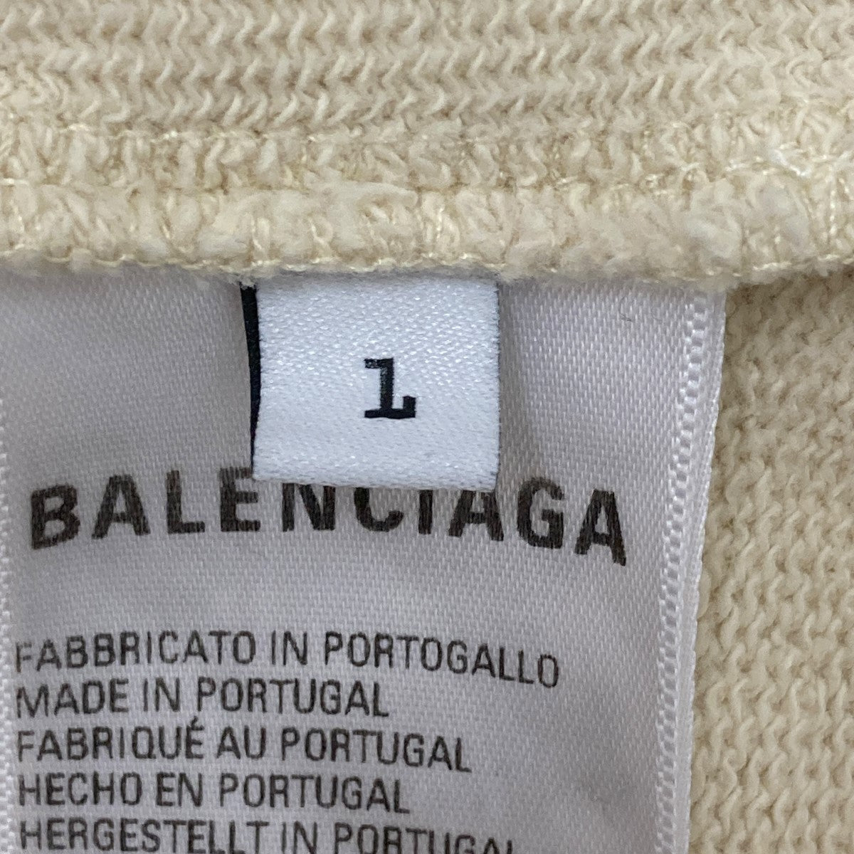 BALENCIAGA×Angelo Badalamenti ダメージ加工クルーネック
