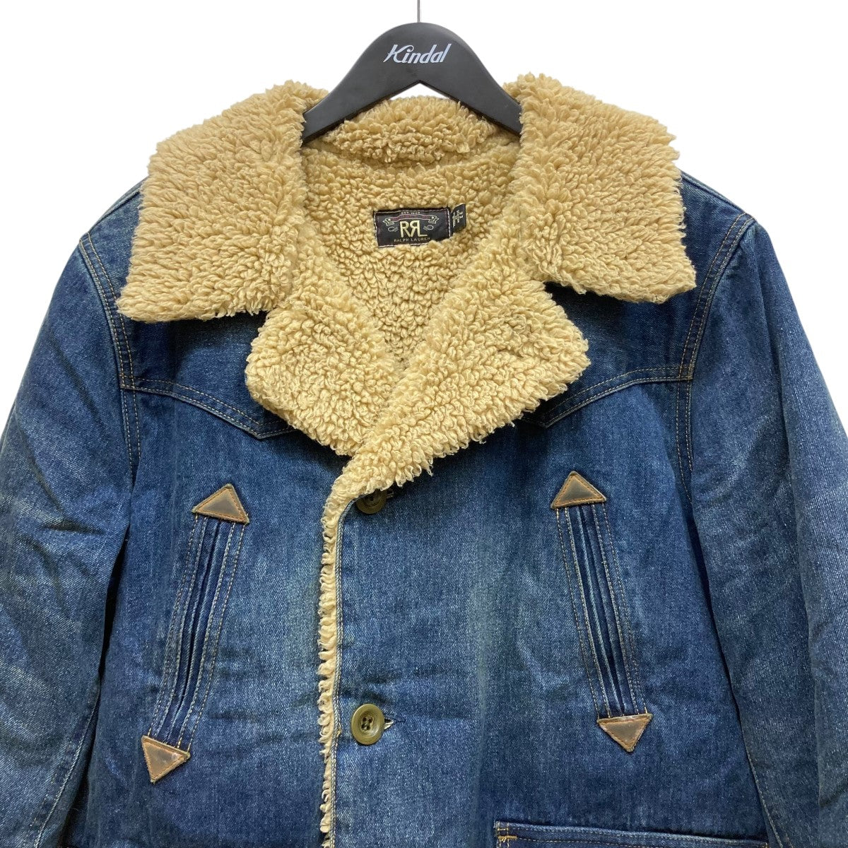 ★ダブルアールエル デニムランチジャケット RRL（ダブル アール エル）の「（限定コレクション）フリースラインド