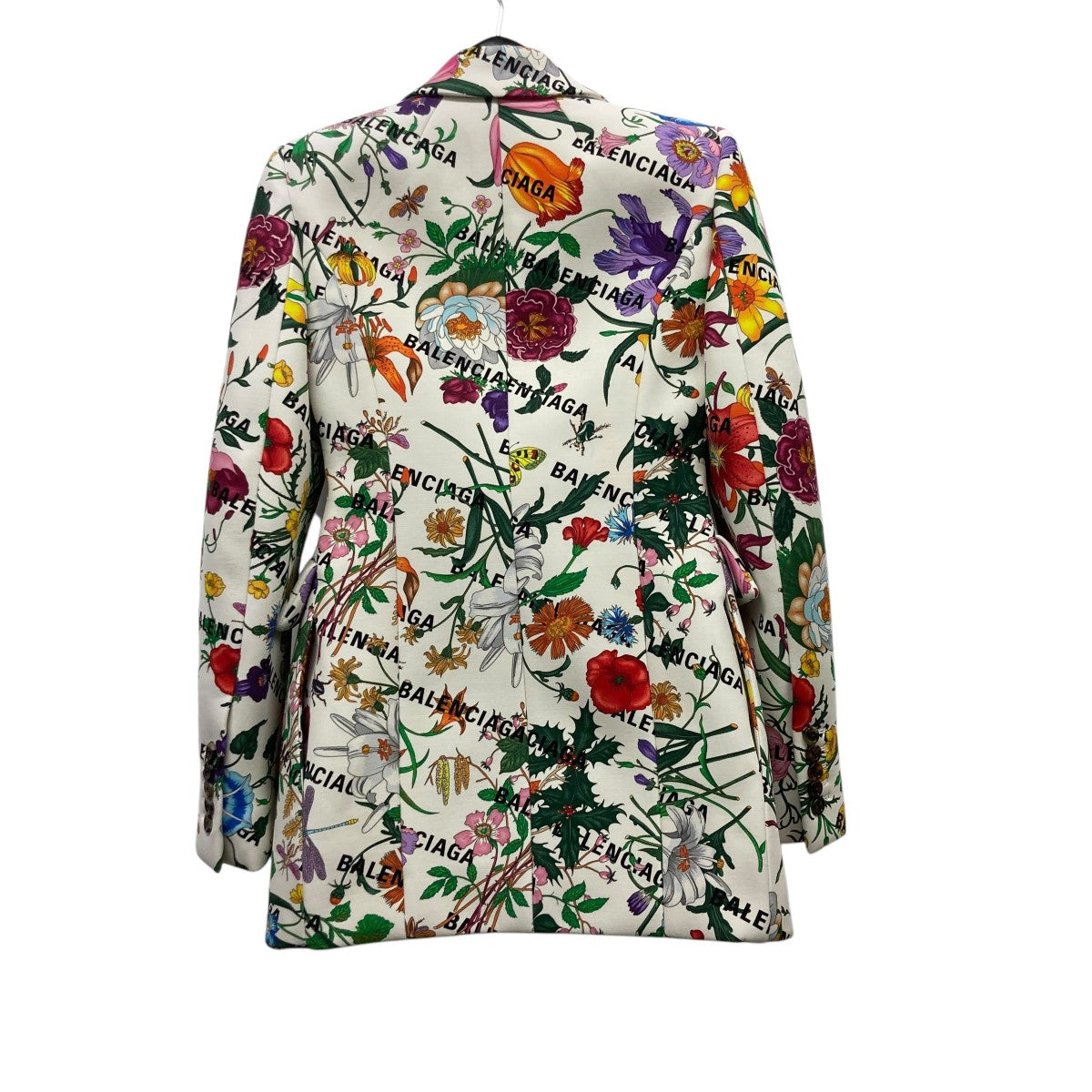 BALENCIAGA×GUCCI 総柄シングルジャケット676217 古着・中古-2枚目のアイテム画像