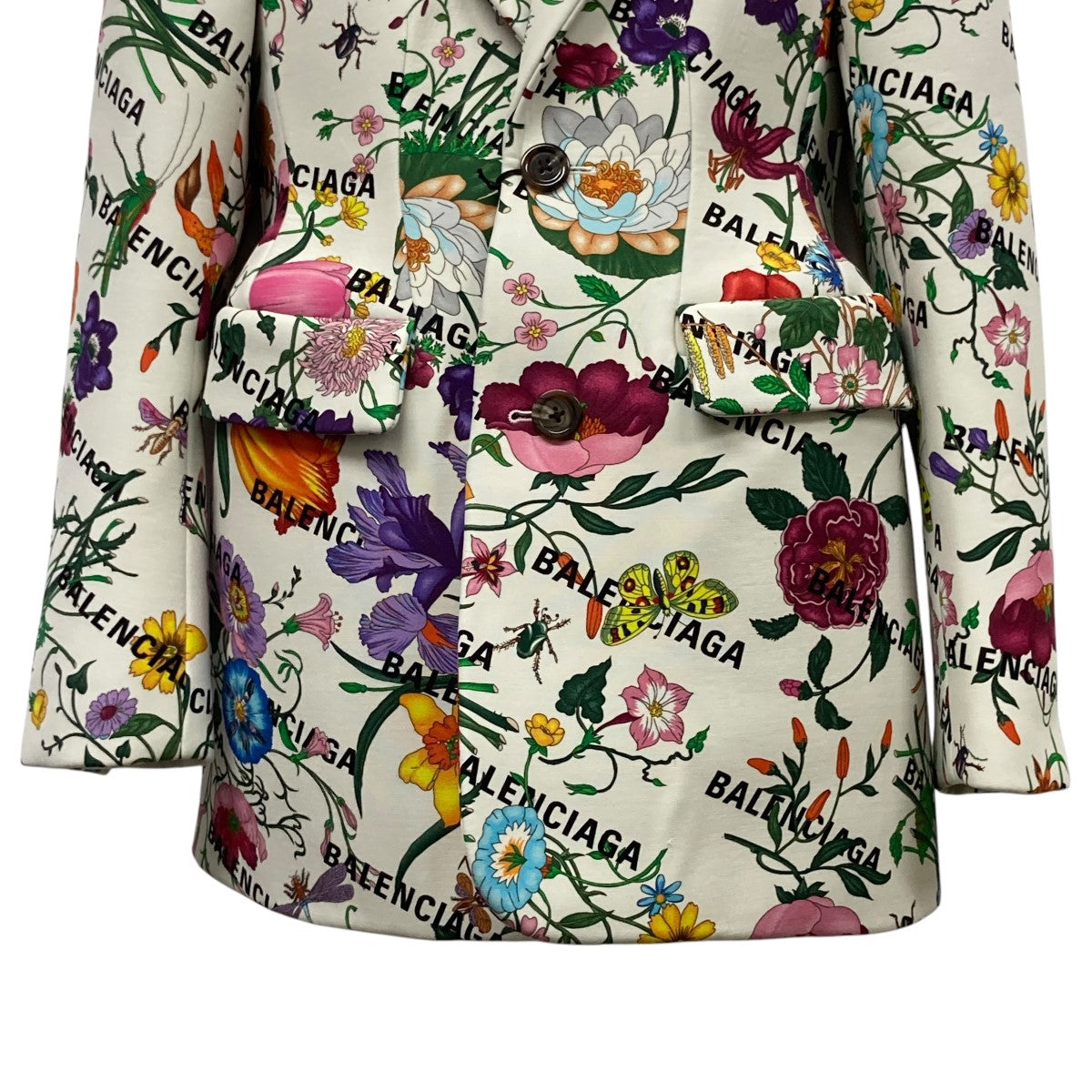 BALENCIAGA×GUCCI 総柄シングルジャケット676217 古着・中古-5枚目のアイテム画像