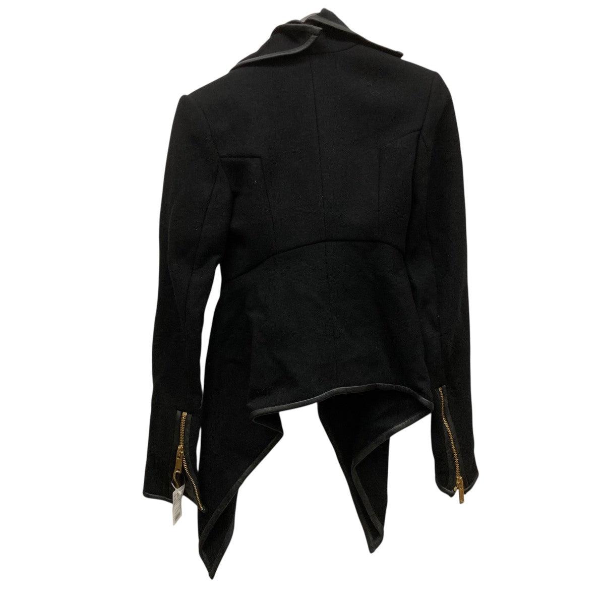 GARETH PUGH(ガレスピュー) レザーパイピングウールジャケット
