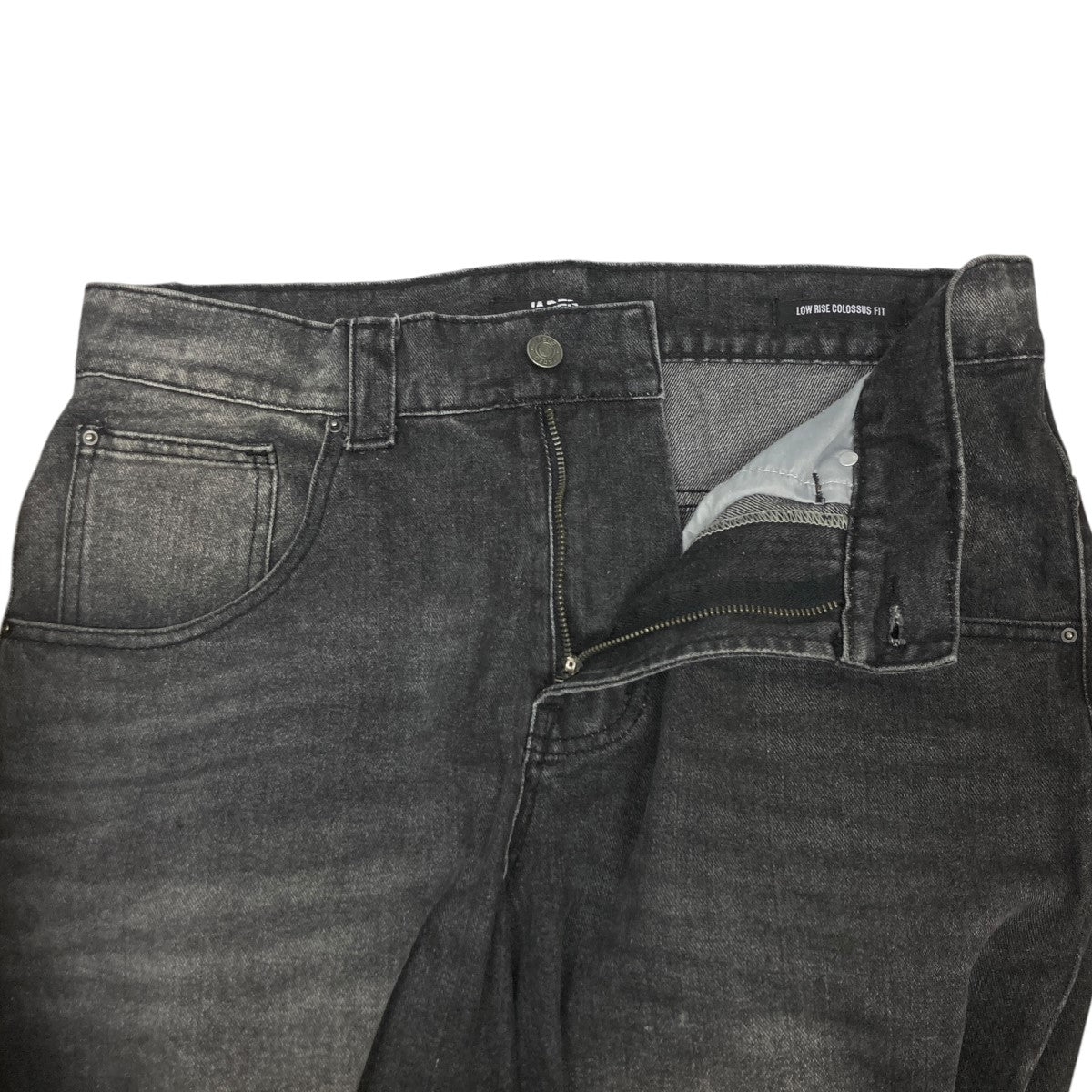 JADED LONDON(ジェイデッドロンドン) ダメージ加工ワイドデニムパンツ