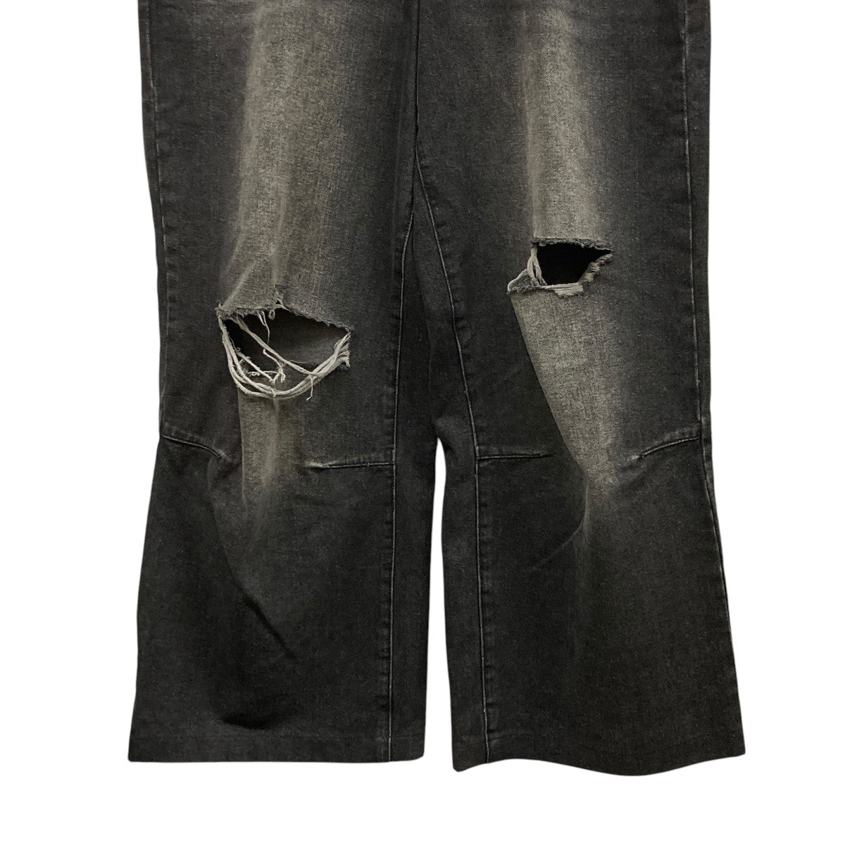 JADED LONDON(ジェイデッドロンドン) ダメージ加工ワイドデニムパンツ