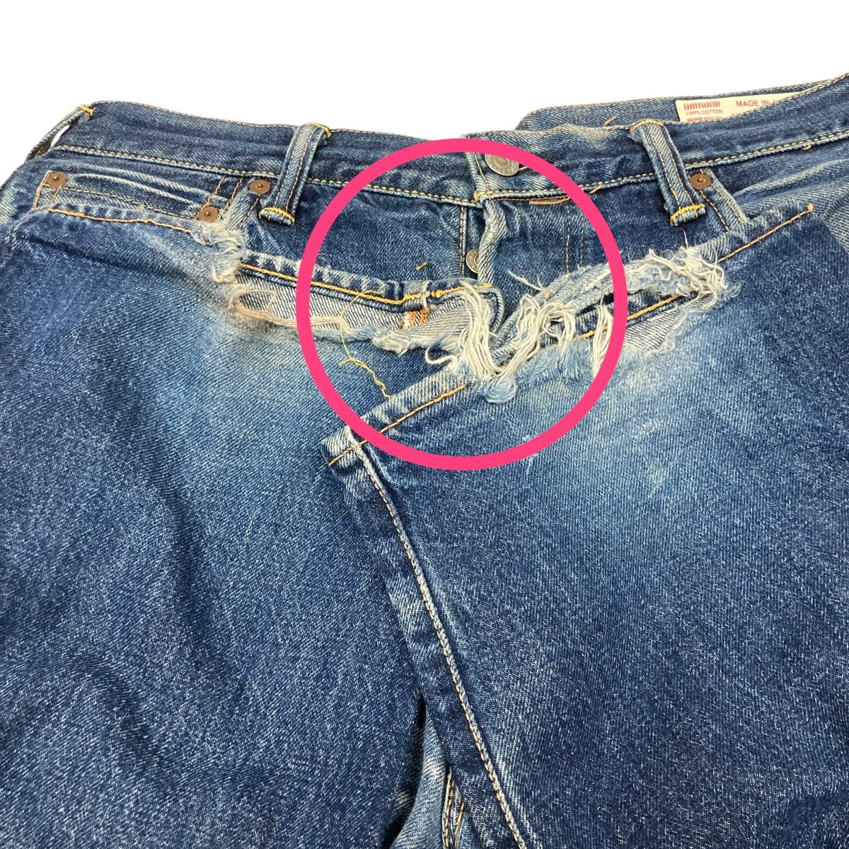 EVISU(エヴィス) フレイム大黒デニムパンツ インディゴ サイズ