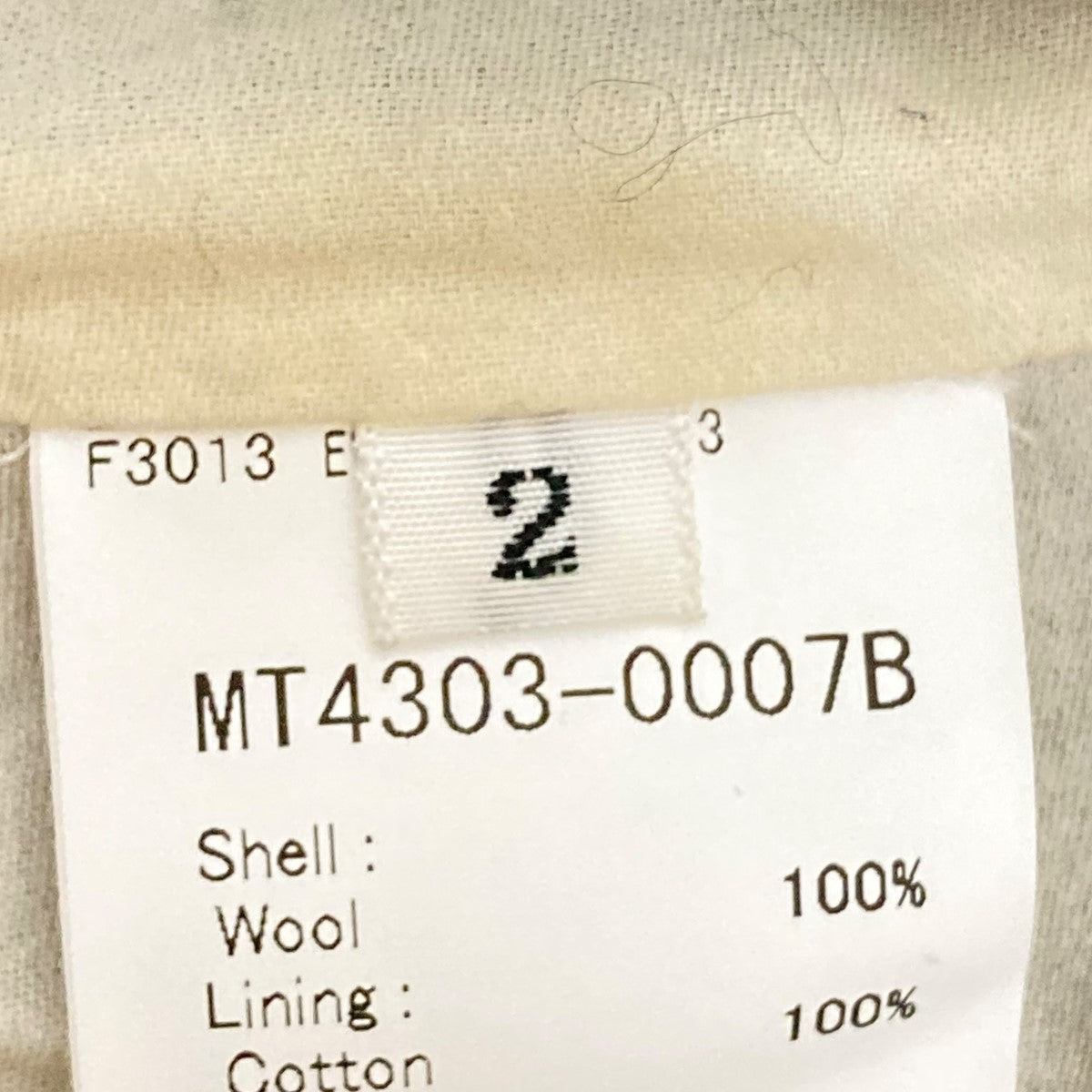 maatee&sons ブラックピンヘッドジャケット サイズ2 MAATEE＆SONS(マーティーアンドサンズ) 4B JACKETダブル