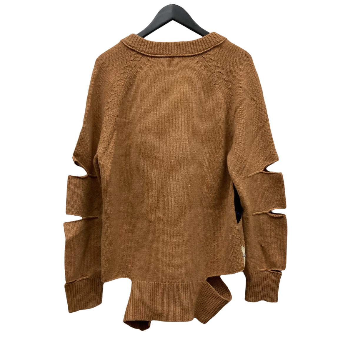 新品 バーバリー 現行タグ ニット ペンシルスカート アーガイル