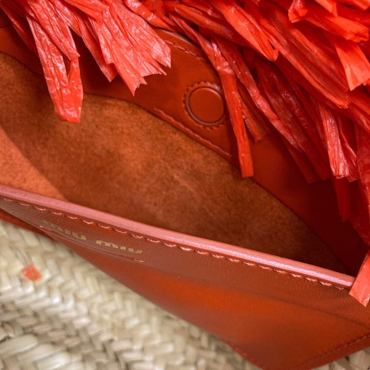 MIU MIU(ミュウミュウ) カゴバッグ5BG209 5BG209 オレンジ