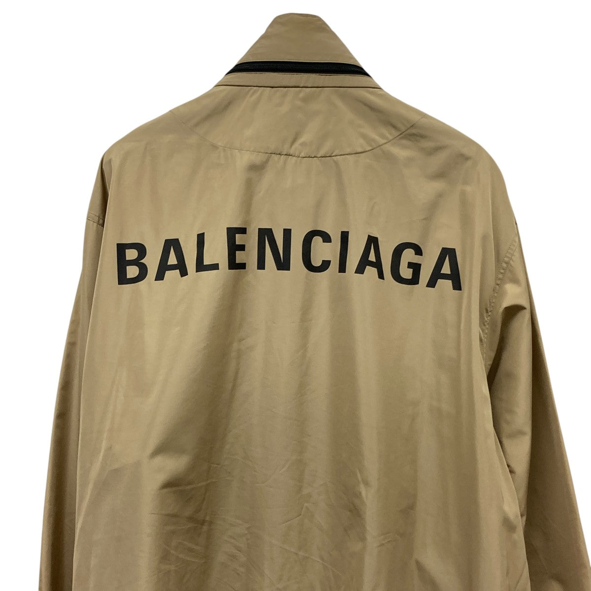 BALENCIAGA - BALENCIAGAバックロゴブラウス Balenciaga-Nylon-Logo-Shoulder