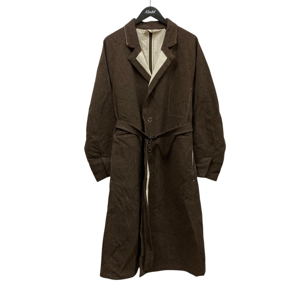 SUNSEA サンシー チェスターコート アウター ドメブラ SUNSEA/サンシー】Navy Double-Breasted Coat【買取入荷情報