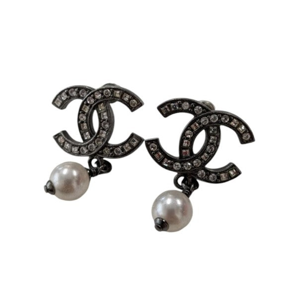 CHANEL ココマークパールピアス 古着・中古-2枚目のアイテム画像