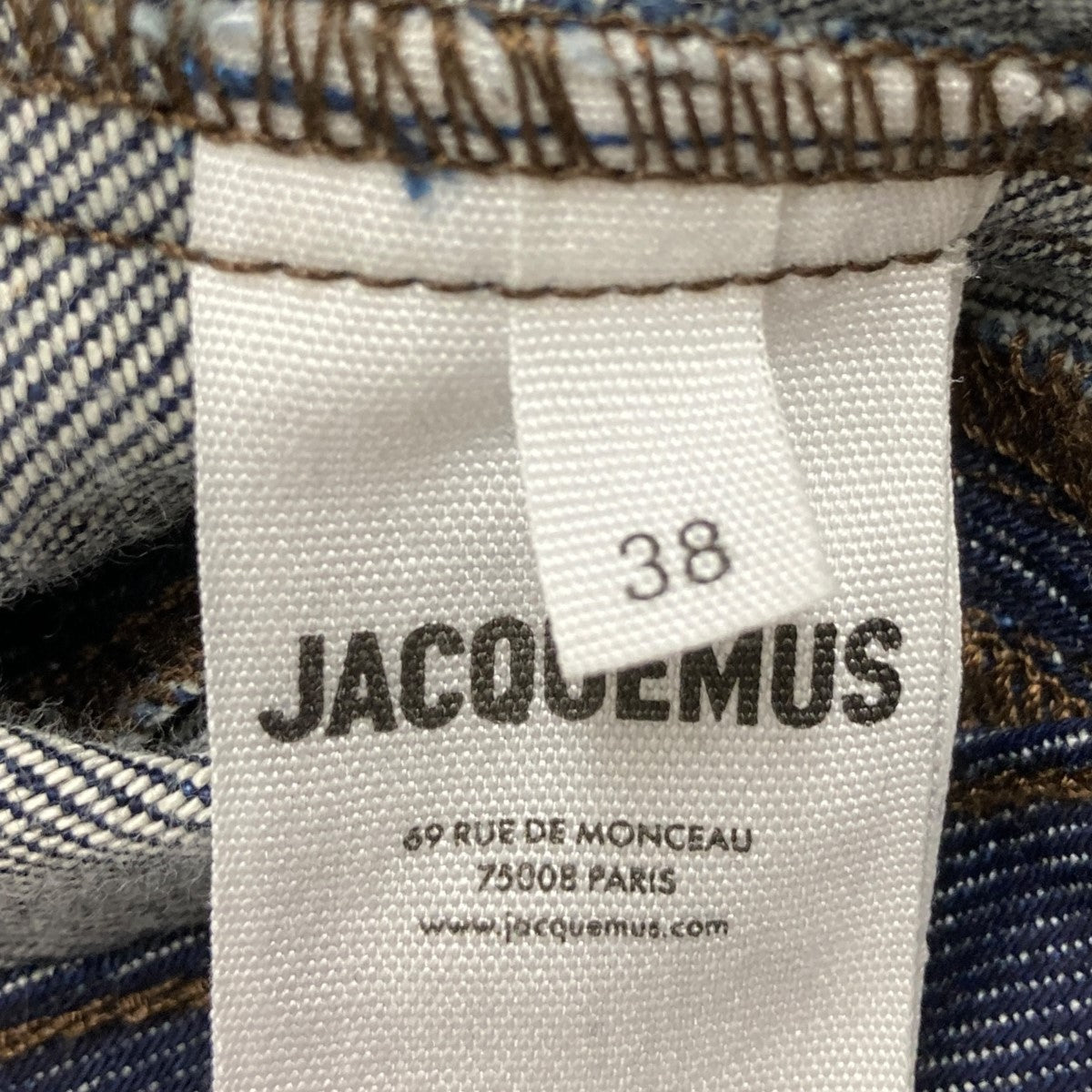 JACQUEMUS(ジャックムス) デニムクロップドジャケット JACQUEMUS(ジャックムス) デニムクロップドジャケット