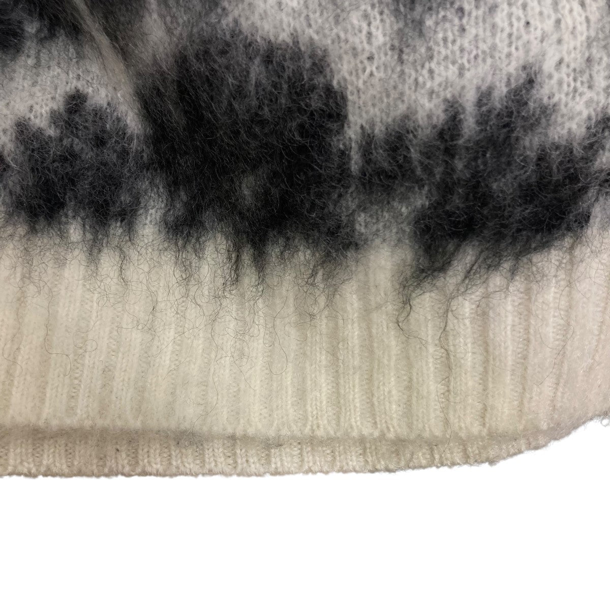 Needles(ニードルズ) Mohair Cardigan - Rose総柄モヘアカーディガン