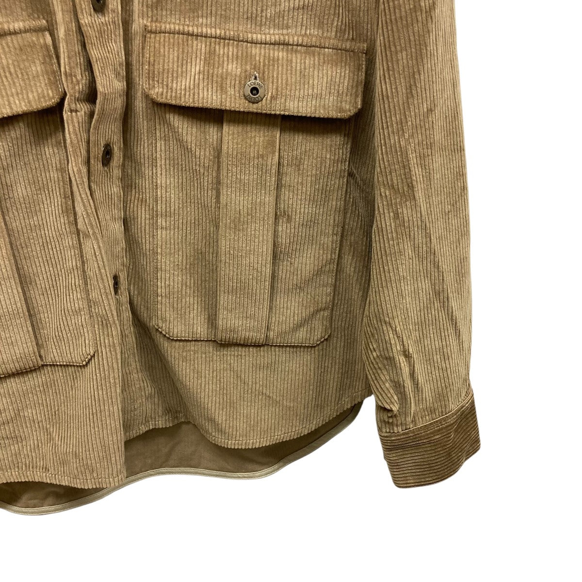 LOEWE ロエベ コーデュロイカシミヤ混シャツジャケット メンズ 46 LOEWE(ロエベ) コーデュロイカシミヤ混シャツジャケットH526Y02WA2