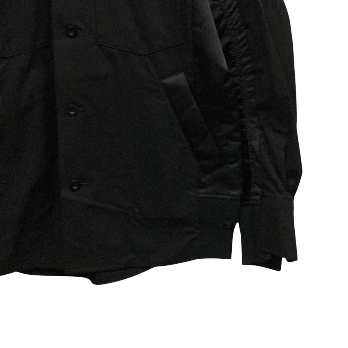 sacai(サカイ) Cotton Oxford Nylon Twill Shirtドッキング