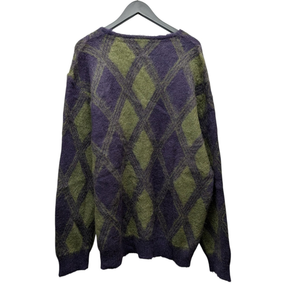 Needles(ニードルズ) Mohair Cardigan - Argyleモヘアニット