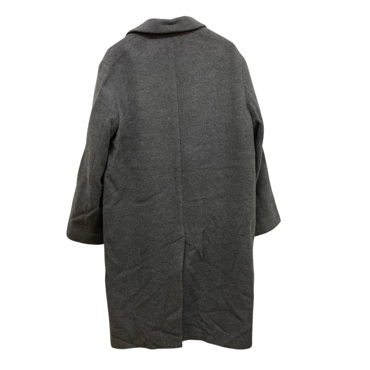 ATON グレー チェスターコート ATON（エイトン）の「ATON / ウールサキソニー チェスターコート
