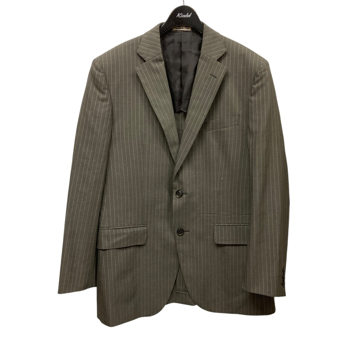 BLUEFACED WOOL DOBBY OVER JACKETストライプテーラードジャケットA23AJ01BS