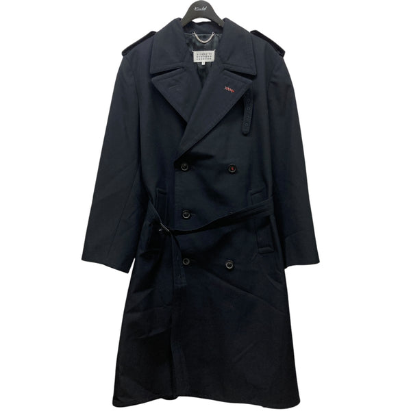 【希少・美品】Maison Margiela ネイビー トレンチコート 46 希少・美品】Maison Margiela ネイビー トレンチコート 46 希少・美品