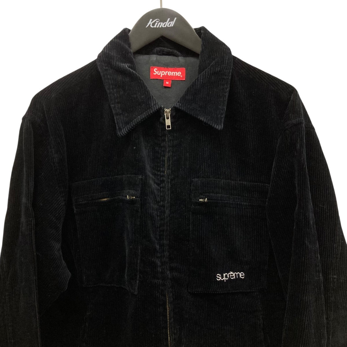 Supreme コーデュロイジャケット ブラックcorduroy jacket Supreme(シュプリーム) 21AWCORDUROY ZIP JACKETコーデュロイ