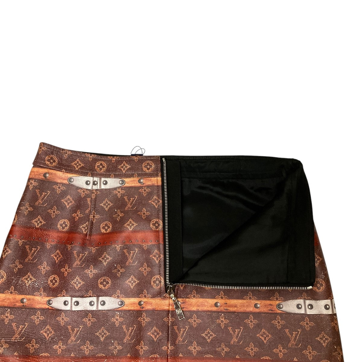 ルイヴィトン　モノグラムレザースカート#34 ルイヴィトンモノグラムレザースカート#34