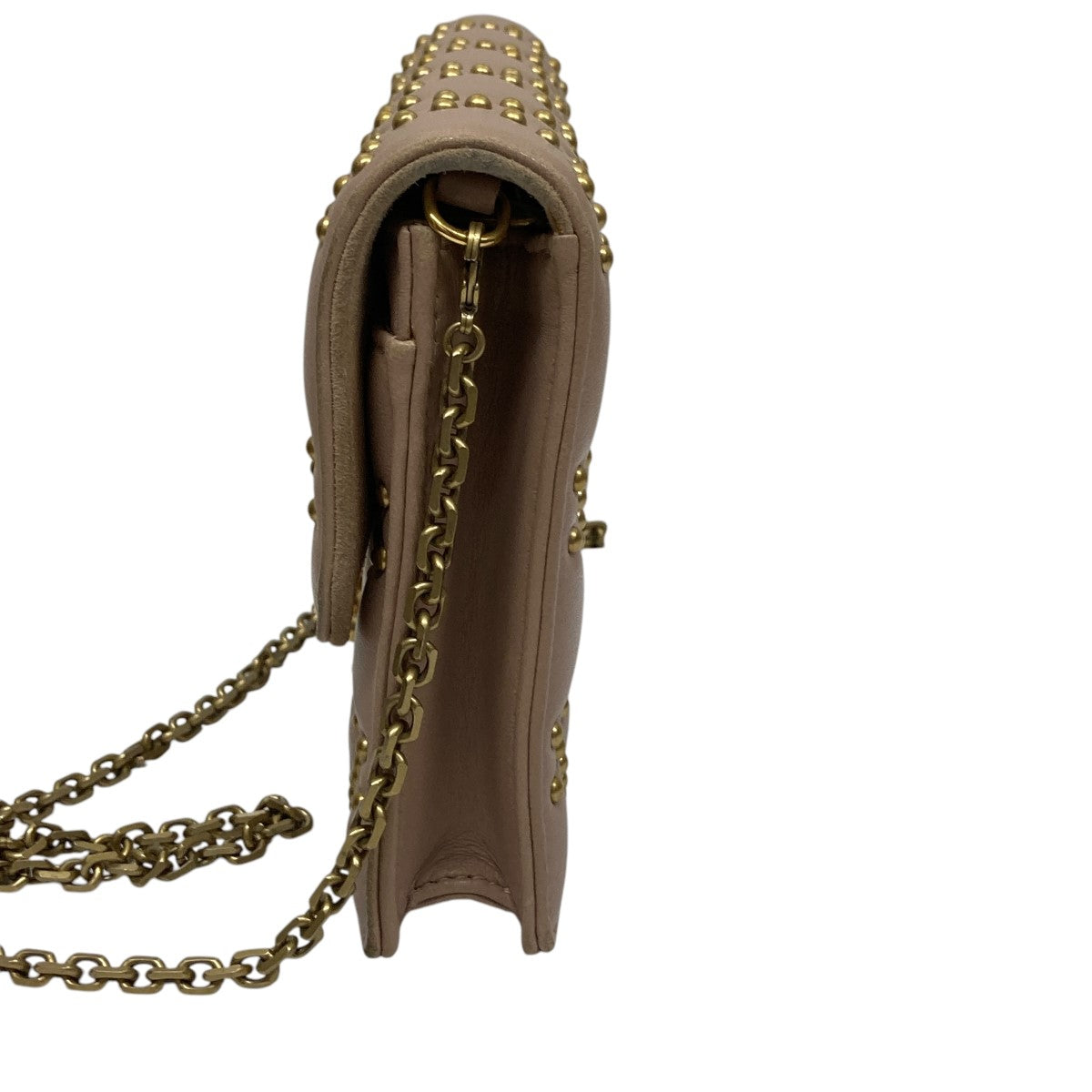 【美品】ディオール　レディディオール　ショルダーバッグ　チェーンウォレット Christian Dior(クリスチャンディオール) ADDICTスタッズ