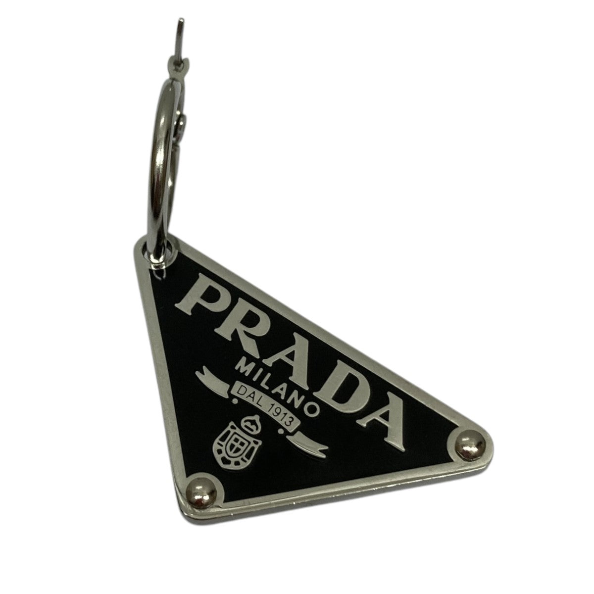 関税送料込♡PRADA 三角形のロゴ入りピアス PRADA☆スマルトトライアングル_ピアス (PRADA/ピアス