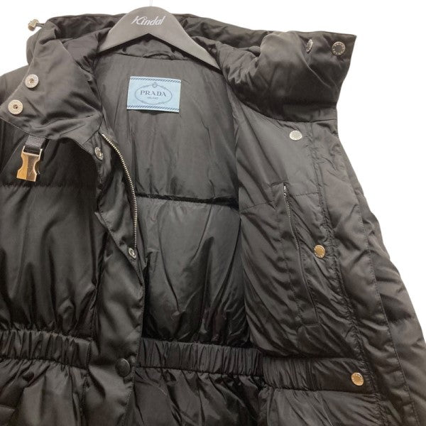 プラダ ジャケット ジャンパー ネイビー 40 三角ロゴプレート PRADA】プラダ『三角ロゴ トライアングルプレート シャンブレー