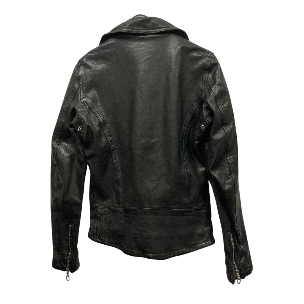 ISAMU KATAYAMA BACKLASH レザーライダースジャケットW1500-03 古着・中古-2枚目のアイテム画像