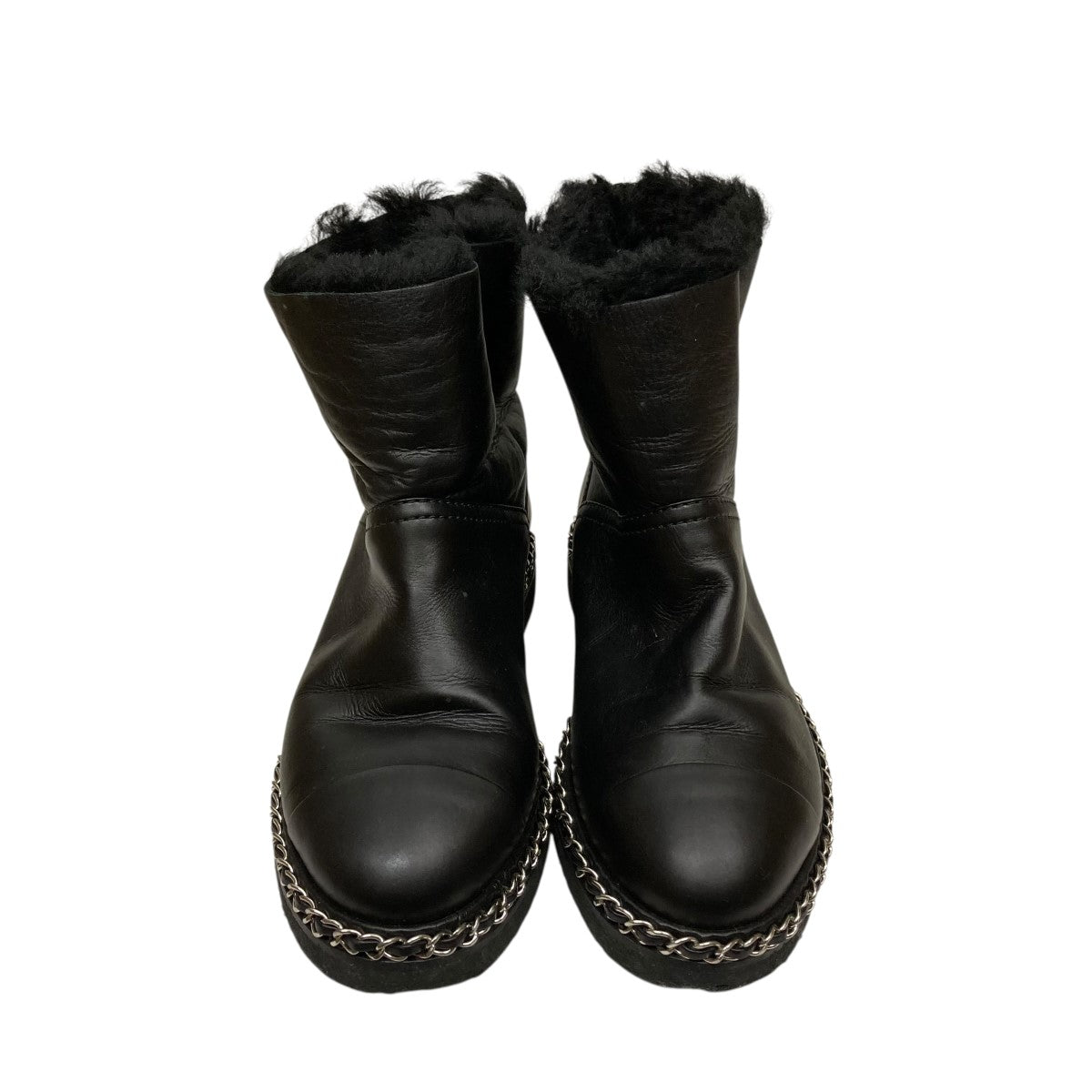 CHANEL(シャネル) ムートンブーツD G34113 D G34113 ブラック サイズ
