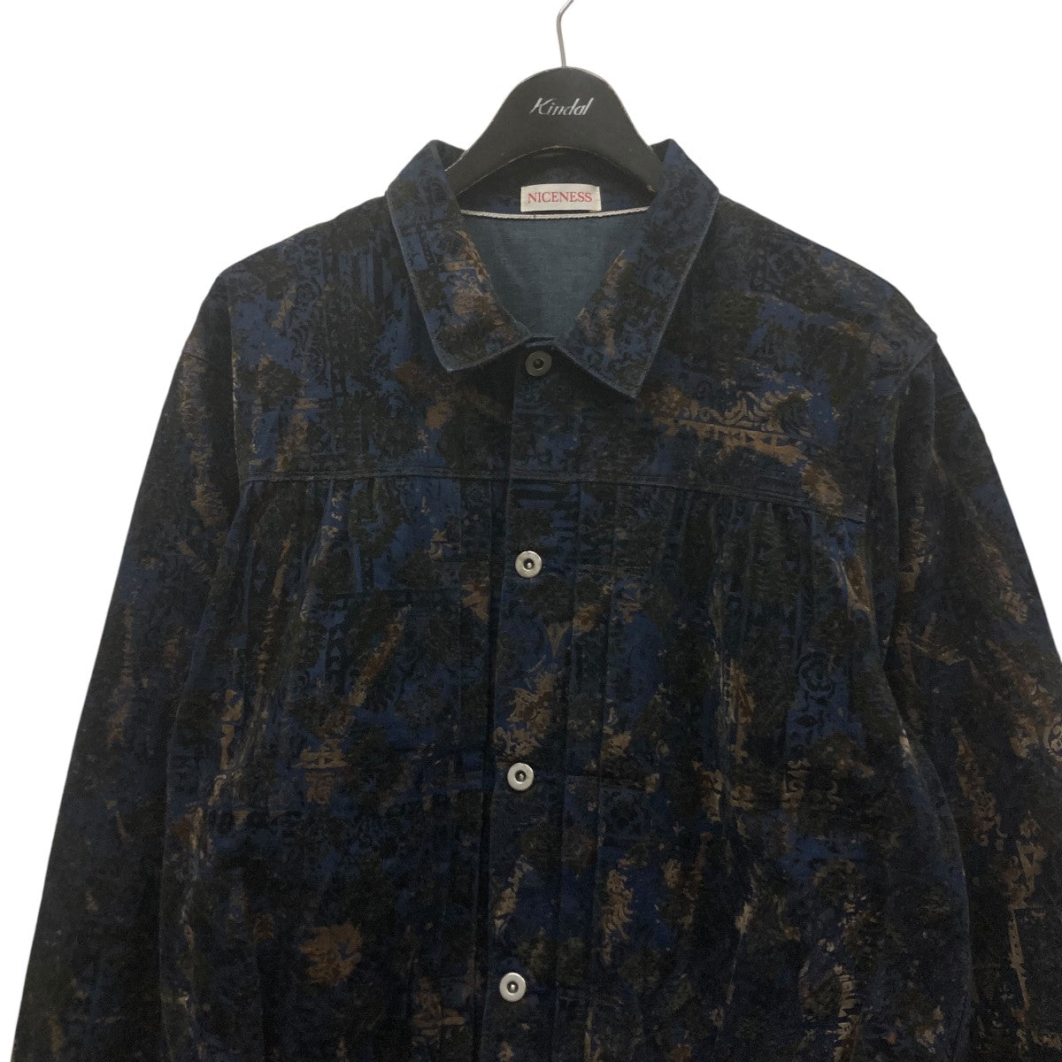 【正規販売店】 NICENESS(ナイスネス) NN-1707B12 総柄ジャケットNN-1707B12 ジャケット・アウター