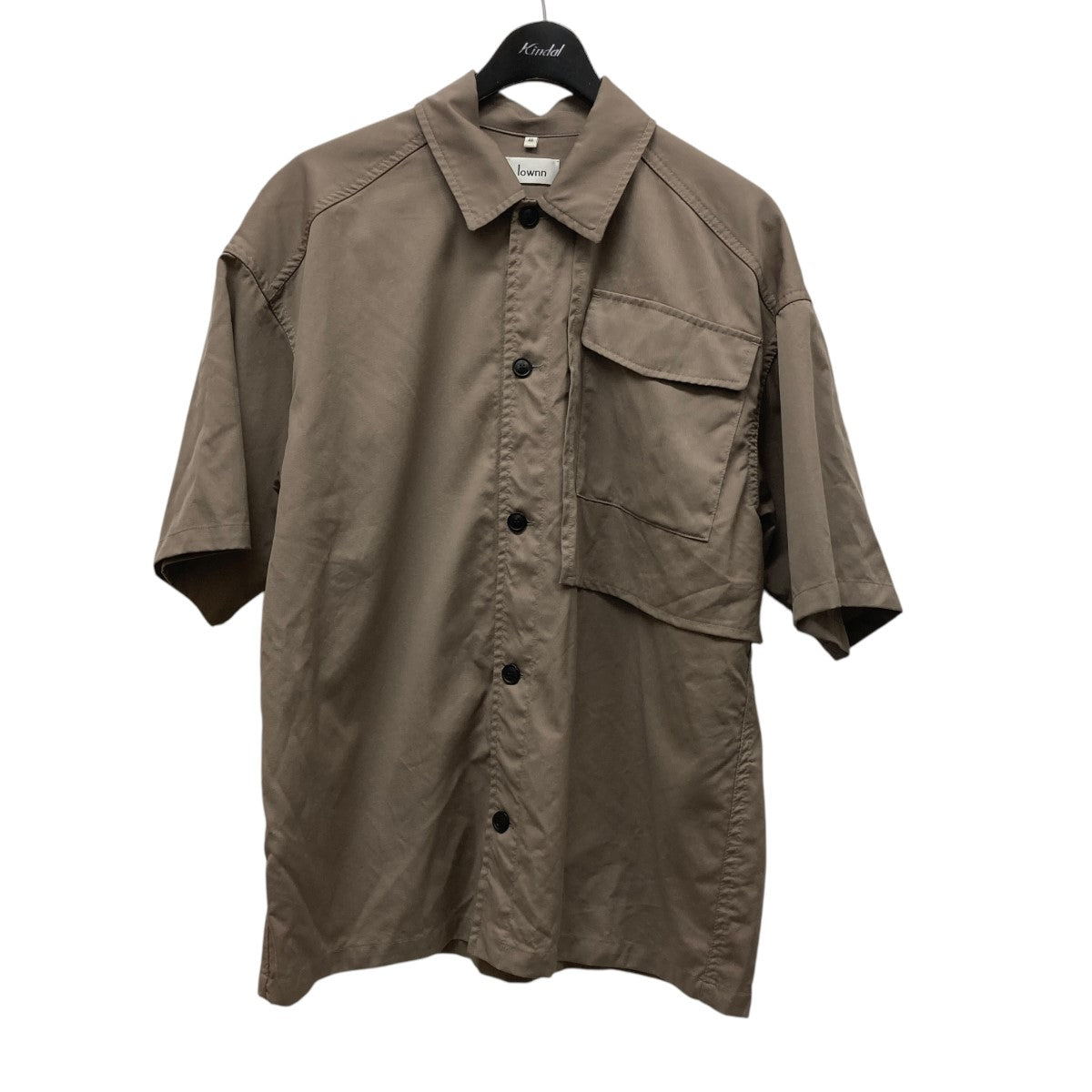 Lownn カシミヤウール　シャツジャケット Lownn カシミヤウール シャツジャケット
