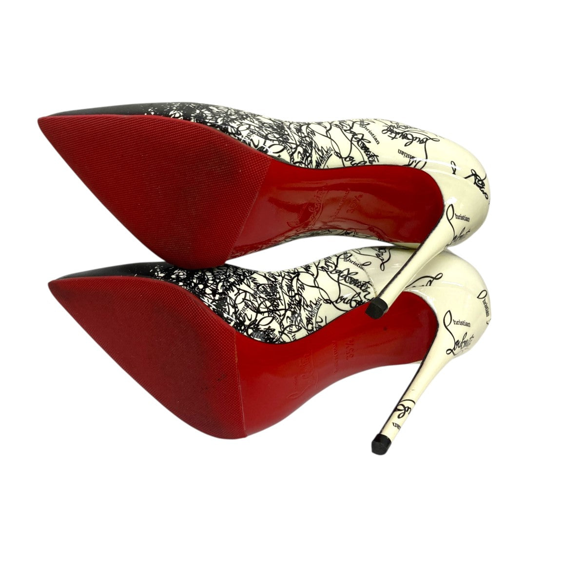 Christian Louboutin(クリスチャンルブタン) ロゴ柄ピンヒール