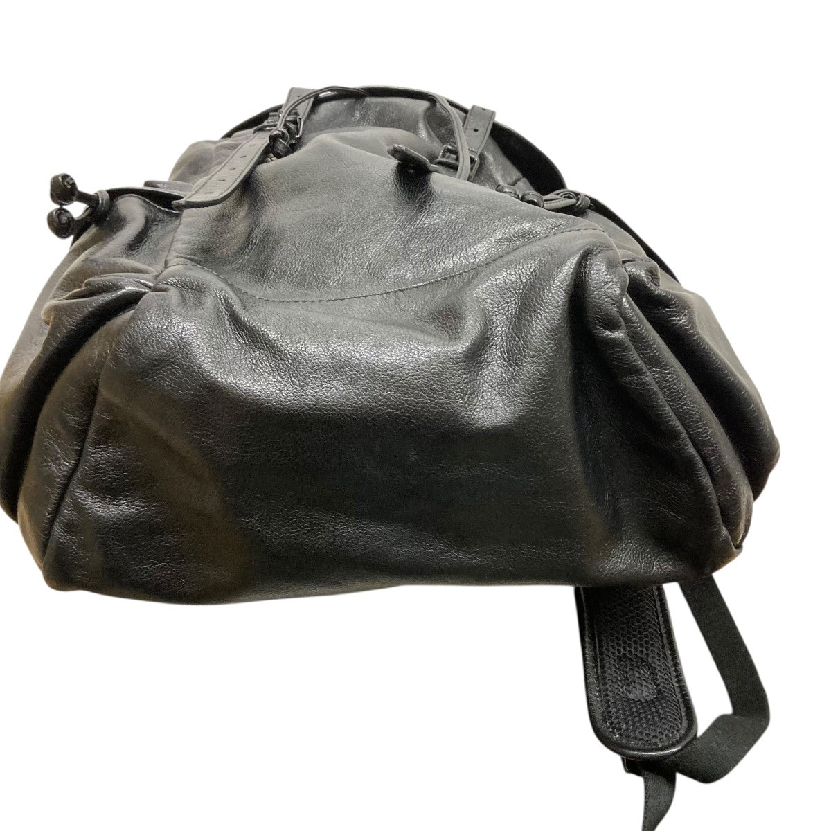 GUCCI(グッチ) レザーリュック 725657 ブラック サイズ ONESIZE