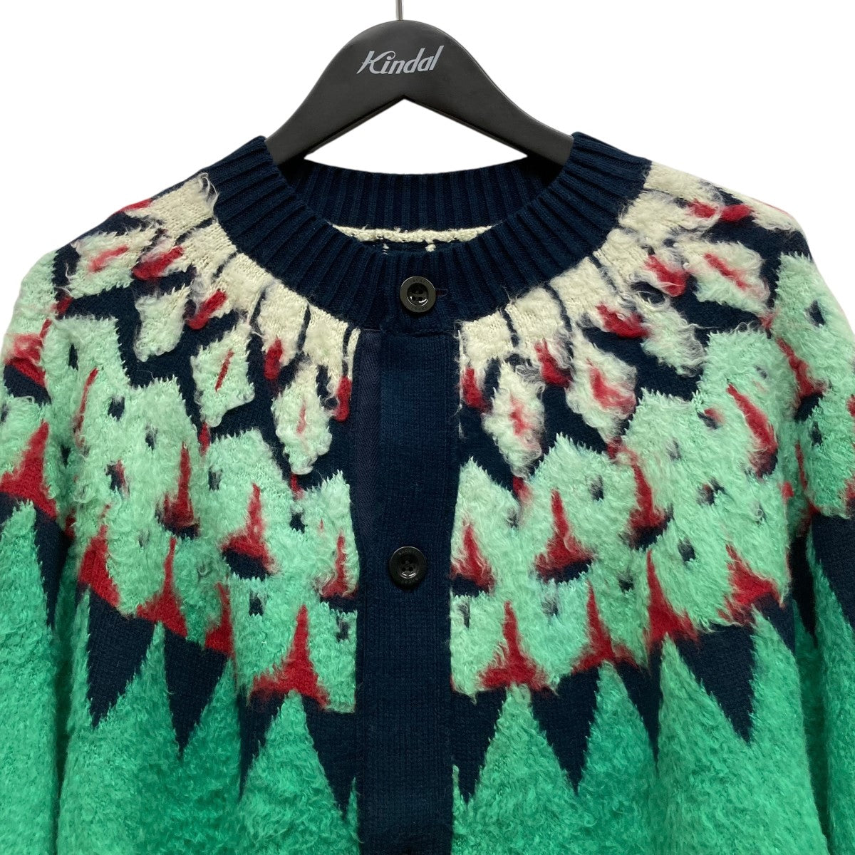 24SSJacquard knit cardiganジャガードニットカーディガン24-03333M