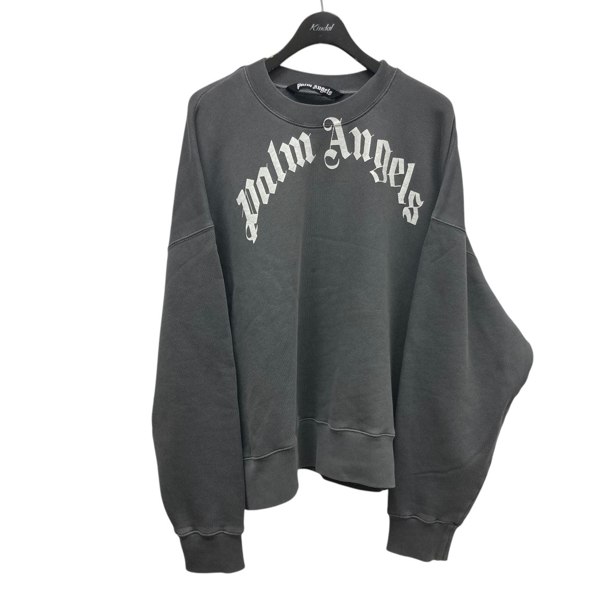 Palm Angels(パームエンジェルス) CURVED LOGO SWEATSHIRTクルーネック