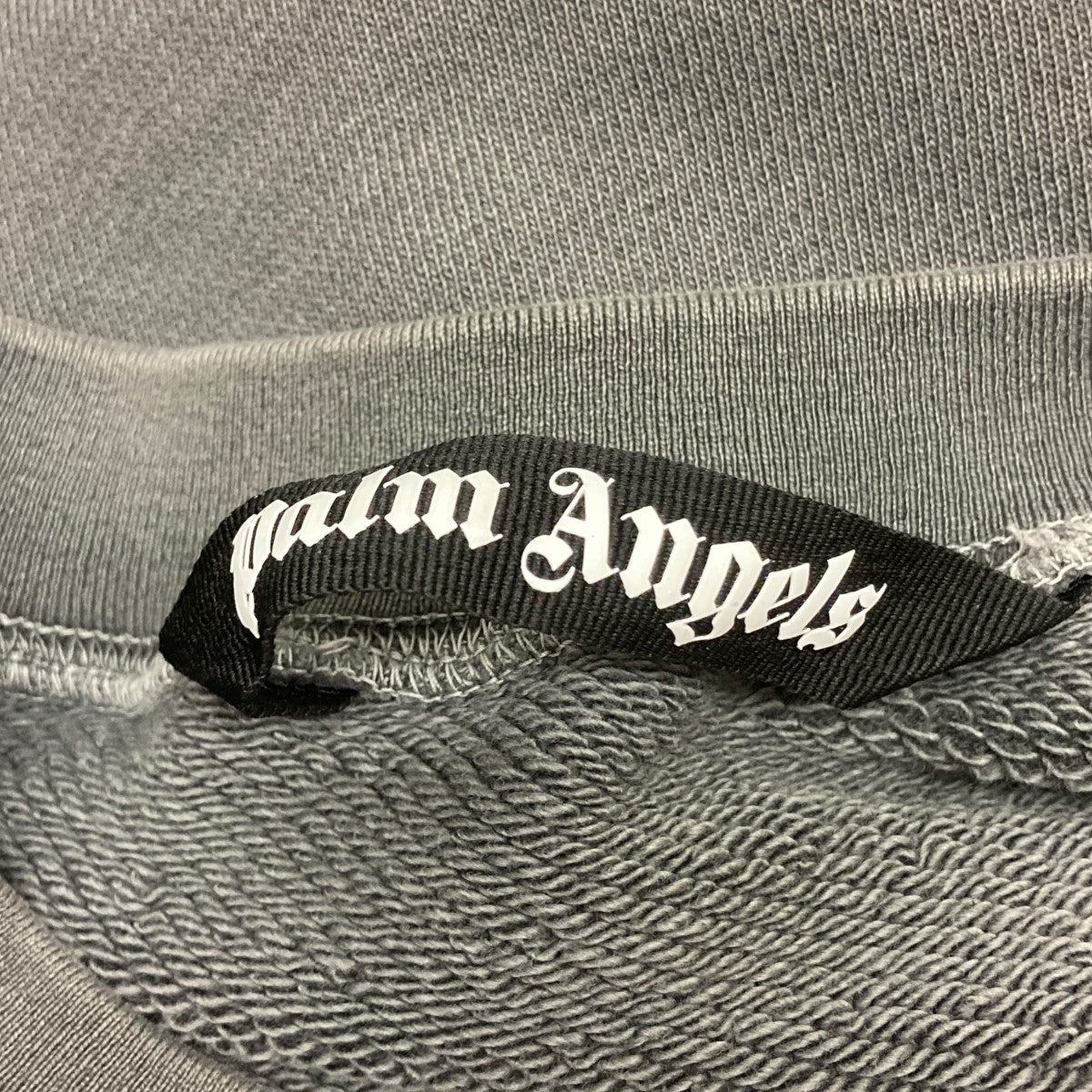 Palm Angels(パームエンジェルス) CURVED LOGO SWEATSHIRTクルーネック