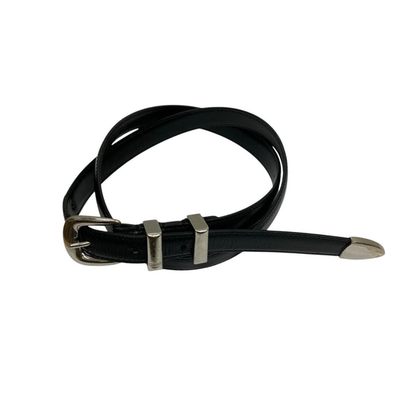 CELINE(セリーヌ) レザーベルトU-NE-0292 U-NE-0292 ブラック サイズ