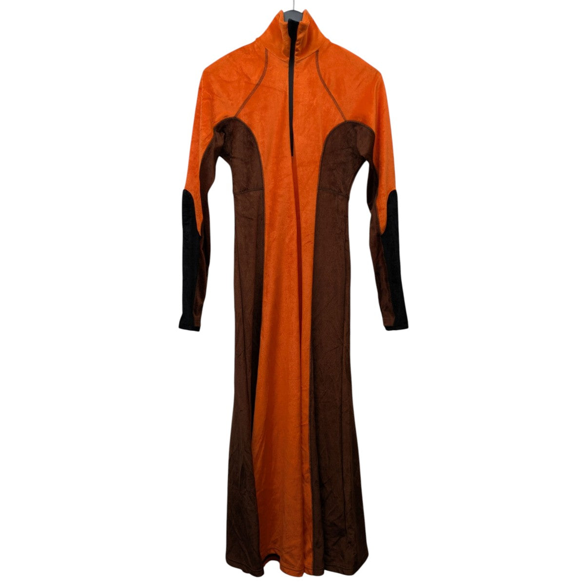 22AWVelour Jersey Flared DressベロアハイネックワンピースMM22FW-JS057
