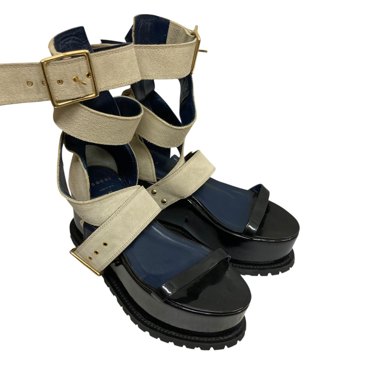sacai アンクルベルトサンダル 古着・中古-1枚目のアイテム画像